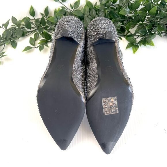 Michael Kors Katerina heeled Embellished Glitter ankle Bootie 7 - Picture 4 of 11